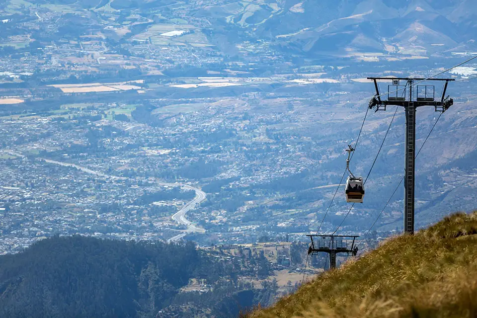 Quito's Teleferico Gondola Lift