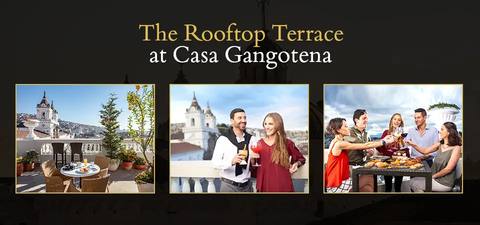 The Rooftop Terrace at Casa Gangotena