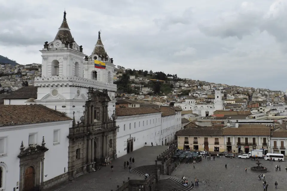 View of San Francisco de Quito church